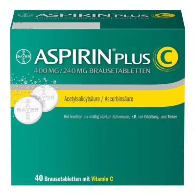 ASPIRIN plus C putojošās tabletes, 40 gab