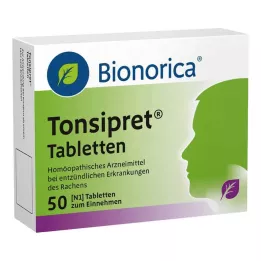 TONSIPRET Tabletes, 50 gab