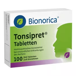 TONSIPRET Tabletes, 100 gab