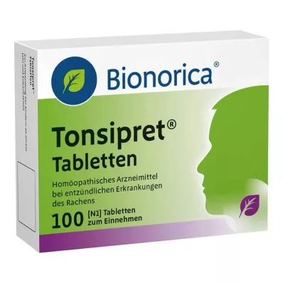 TONSIPRET Tabletes, 100 gab TONSIPRET Tabletes, 100 gab