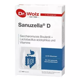 SANUZELLA D Celulozes kapsulas, 60 gab