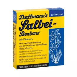 DALLMANNS Sage Bonbons bez cukura, 20 gab
