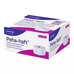 PEHA-HAFT Fiksācijas pārsējs bez lateksa 4 cmx20 m, 1 gab