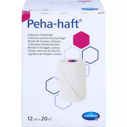 PEHA-HAFT Fiksējošais pārsējs bez lateksa 12 cmx20 m, 1 gab