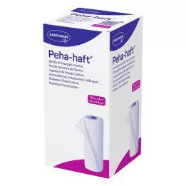 PEHA-HAFT Fiksācijas pārsējs bez lateksa 10 cmx4 m, 1 gab