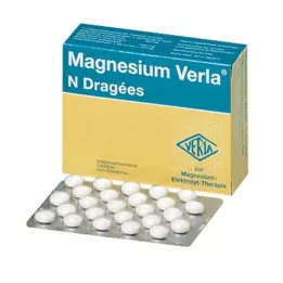 MAGNESIUM VERLA N Dražejas, 20X50 gab