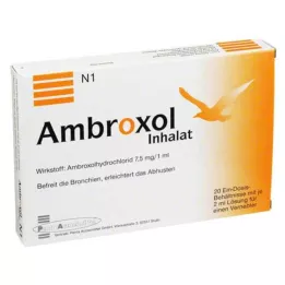 AMBROXOL Inhalācijas šķīdums smidzinātājam, 20X2 ml