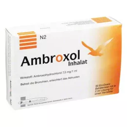 AMBROXOL Inhalācijas šķīdums smidzinātājam, 50X2 ml