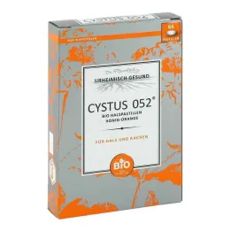 Cystus 052 Organic Kakla losēnas Medus apelsīns, 66 gab