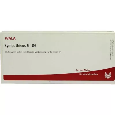 SYMPATHICUS GL D 6 ampulas, 10X1 ml SYMPATHICUS GL D 6 ampulas, 10X1 ml