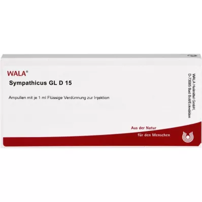 SYMPATHICUS GL D 15 ampulas, 10X1 ml SYMPATHICUS GL D 15 ampulas, 10X1 ml