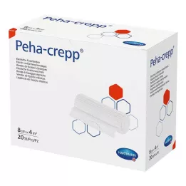 PEHA CREPP Fiksācijas pārsējs 8 cmx4 m, 20 gab
