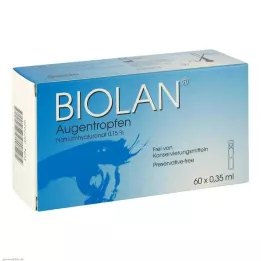 BIOLAN Acu pilieni vienas devas pipetes, 60X0,35 ml