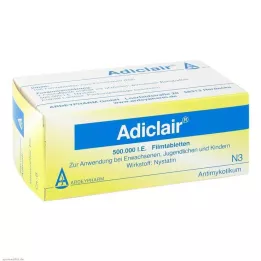 ADICLAIR Apvalkotās tabletes, 100 gab