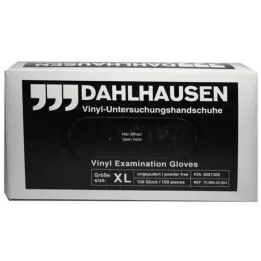 VINYL Cimdi bez pūdera izmērs XL, 100 gab