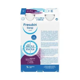 FRESUBIN ENERGY DRINK Meža augļu dzeramā pudele, 4X200 ml