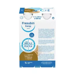 FRESUBIN ENERGY DRINK Cappuccino dzeramā pudele 6X4X200 ml