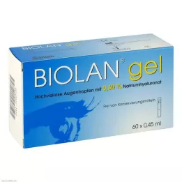 BIOLAN Gēla acu pilieni, 60X0,45 ml