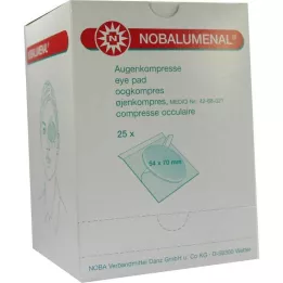 NOBALUMENAL Acu komprese 54x70 mm sterila, 25 gab