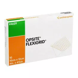 OPSITE Flexigrid transp.brūču pārsējs 10x12 cm sterils, 10 gab
