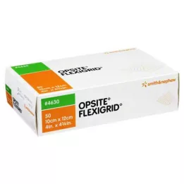 OPSITE Flexigrid transp. brūču pārsējs 10x12 cm sterils, 50 gab