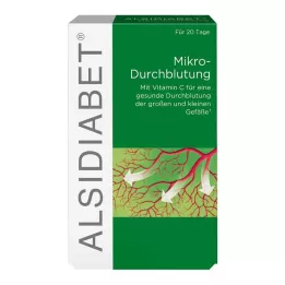 ALSIDIABET Diabētiskās mikrocirkulācijas kapsulas, 60 gab