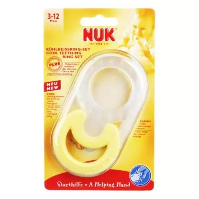 NUK Dzesēšanas zobu gredzenu komplekts, 2 gab