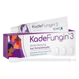 KADEFUNGIN 3 kombinētie iepakojumi pa 20 g krēma + 3 maksts tabletes, 1 gab