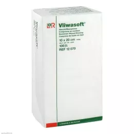 VLIWASOFT Neaustas kompreses 10x20 cm nesterilas 4l., 100 gab