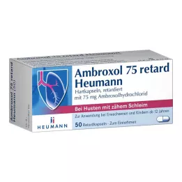 AMBROXOL 75 retard Heumann kapsulas, 50 gab
