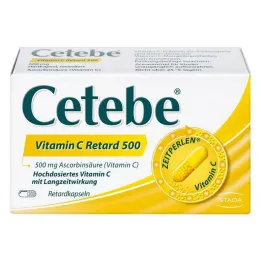 CETEBE C vitamīna ilgstošās darbības kapsulas 500 mg, 60 gab