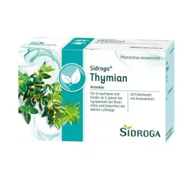 SIDROGA Timiāna tējas filtru maisiņi, 20X1,6 g
