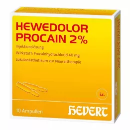 HEWEDOLOR Prokaīna 2% ampulas, 10 gab