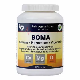 Kalcija Magnija D vitamīna tabletes, 120 gab