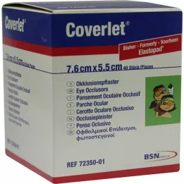 COVERLET Acs oklūzijas apmetums 55x76 mm, 40 gab