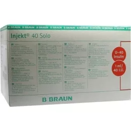 INJEKT Solo insulīna aerosols 1 ml U40, 100X1 ml