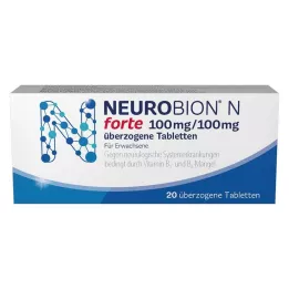 NEUROBION N forte apvalkotās tabletes, 20 gab