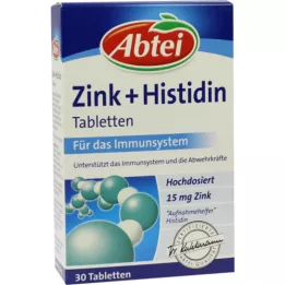 ABTEI Cinka + histidīna tabletes, 30 gab