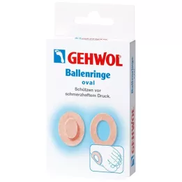 GEHWOL Lodīšu gredzeni ovāli, 6 gab