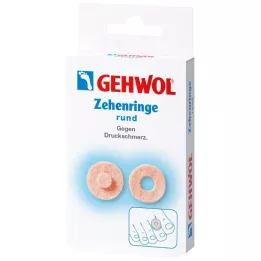 GEHWOL Pirkstu gredzeni apaļi, 9 gab