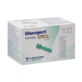 GLUCOJECT Lancetes PLUS 33 G, 100 gab
