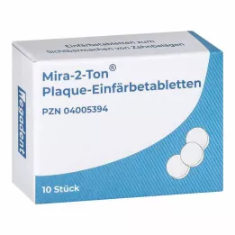 MIRA 2 toņu plāksnīšu krāsojamās tabletes, 10 gab