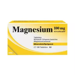 MAGNESIUM 100 mg Jenafarm tabletes, 100 gab