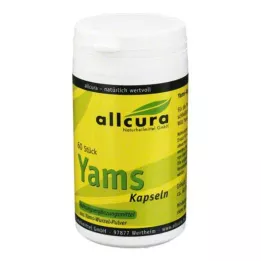 YAMS Kapsulas 250 mg jamsa pulvera, 60 gab