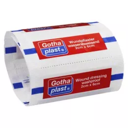 GOTHAPLAST Ūdensizturīgs brūču pārsējs 2x6 cm, 1 gab
