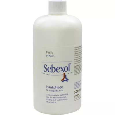 SEBEXOL Pamata sastāva bāzes emulsija, 500 ml SEBEXOL Pamata sastāva bāzes emulsija, 500 ml