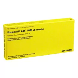 VITAMIN B12 AAA 1000 μg ampulas, 10X1 ml