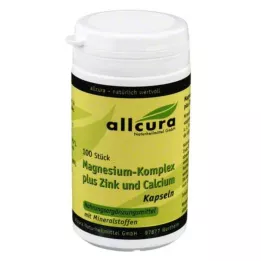 MAGNESIUM KOMPLEX ar cinka un kalcija kapsulām, 100 gab