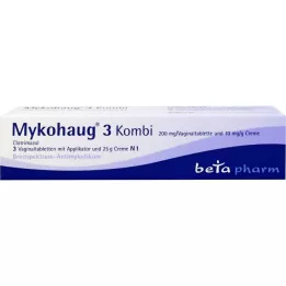 MYKOHAUG 3 Combi 3 Vag tabletes/25 g krējuma, 1 p