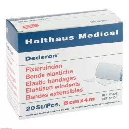 DEDERON Fiksācijas pārsēji 8 cmx4 m, 20 gab